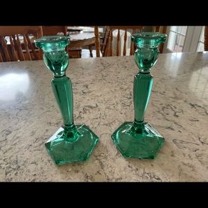 They are unmarked but I did get them at the Fenton factory in West Virginia.